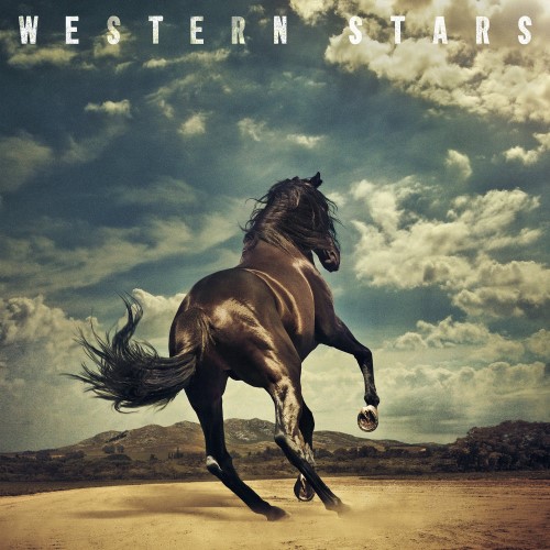 Bruce Springsteen - 2019 Western Stars - Light Blue with Dark Blue and White Splatters vinyl LP/Download - 230 kr.